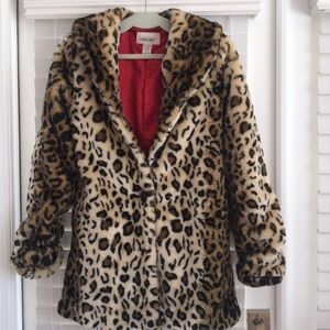 Cheetah Faux Fur Jacket